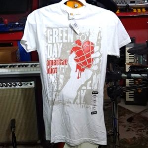 Green Day American Idiot Band Tshirt White Size: XS New w/Tags